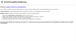 Desktop Screenshot of mail.invalidisaatio.fi