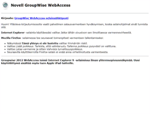 Tablet Screenshot of mail.invalidisaatio.fi